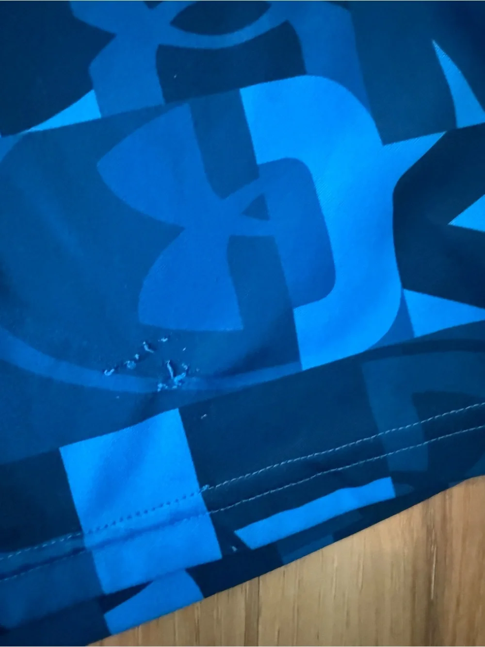 Under Armour Bright Blue Short Sleeve Logo Tee and Shorts